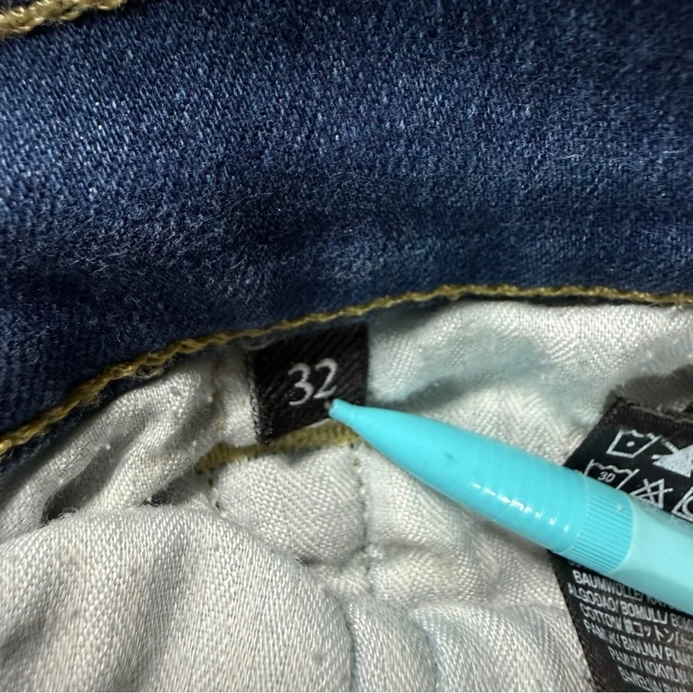 7 For All Mankind Women’s High Waist Gwenevere Skinny Jeans Medium Wash Size 32 - Picture 6 of 10